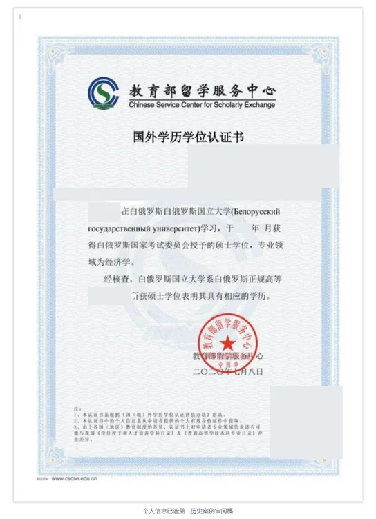 白俄罗斯国立大学 · 经济学 · 硕士